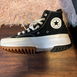 Black Run tsar Hike platform converse women’s size 8